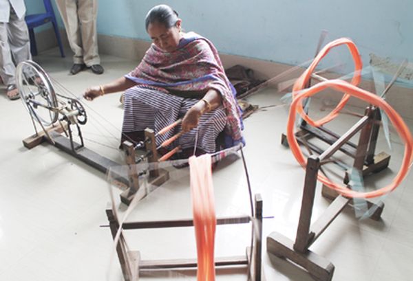 67-yr-old introduces new spinning wheel