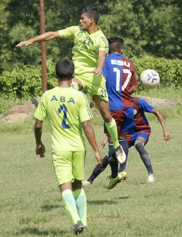 ABA and ESU players in action
