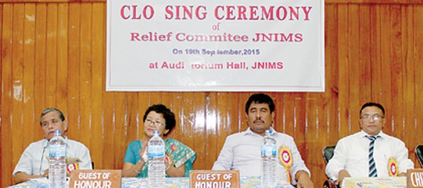 Relief camp closure function held at JNIMS