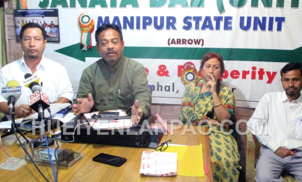 Naga Peace Accord is Centre's trap to disintegrate Manipur: JD (U)