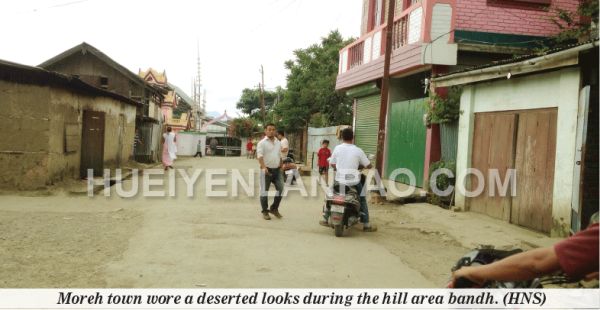Hill areas bandh paralyzes normal life
