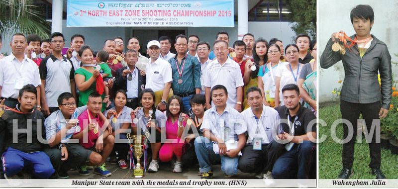 Manipur crowned NE Champion in Shooting