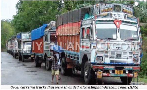 40 oil tankers, 3 LPG bullet  trucks arrive Imphal with escort