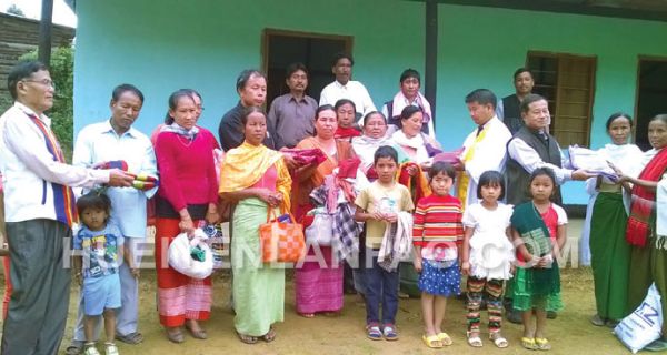 Meitei Baptist Church Chandel receives relief materials