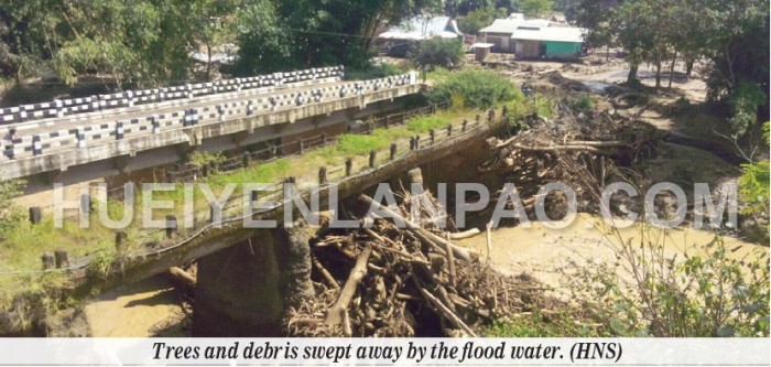 Flash flood hits Rungchang village, Chakpikarong