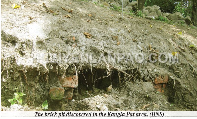 Strange brick pit found at Kangla Pat