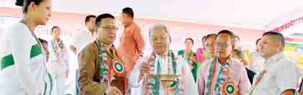 Poll campaign at Thongju AC Dy CM lambasts BJP, JD-U to support INC