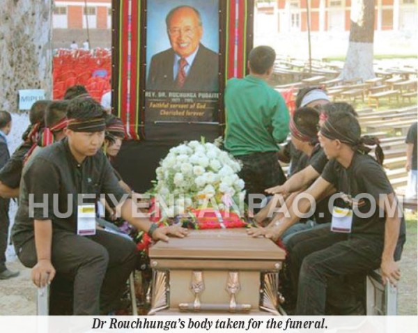 Dr Rouchhunga laid to rest; thousands pay last respect