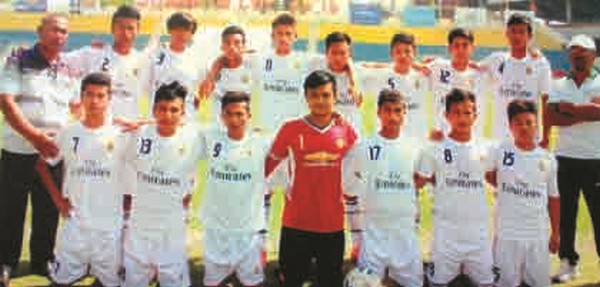 Under-17 Boys' Subroto Cup Manipur School bag runner's up title