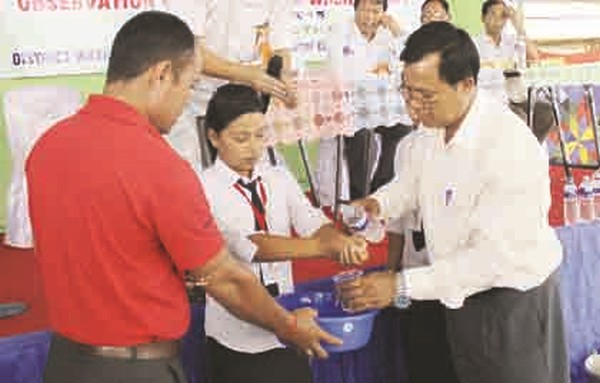Global hand-washing day observed