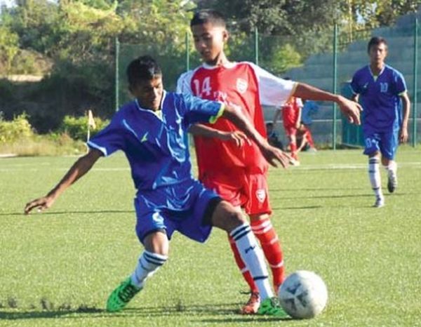 Imphal East and DFA, Thoubal players in action