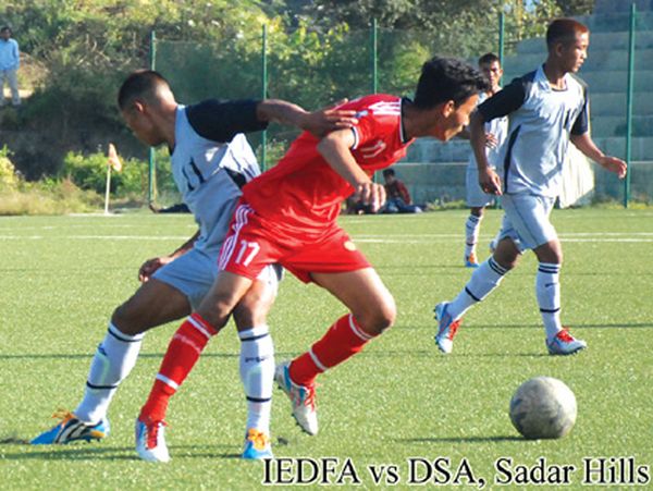 27 Junior Boys Inter Dist Football IWDFA win; IEDFA, Sadar Hills play 1-1 draw