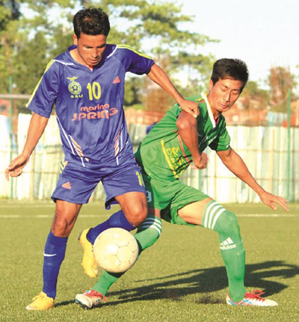 SSU and YPHU players in action