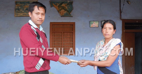  Monetary help  extended to Sapam Sanamatum 