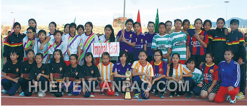 Imphal East District bags overall championship title in State Level Women Sports Competition