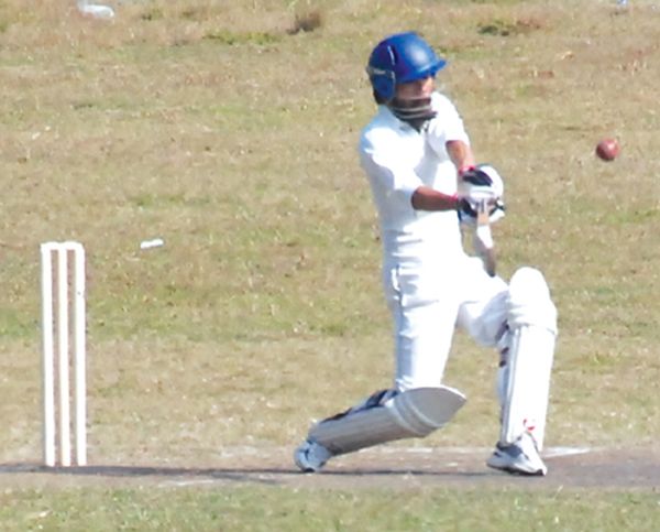 A KSC batsman in action