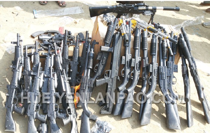 Orgns seize toy guns in Tamenglong ahead of Christmas