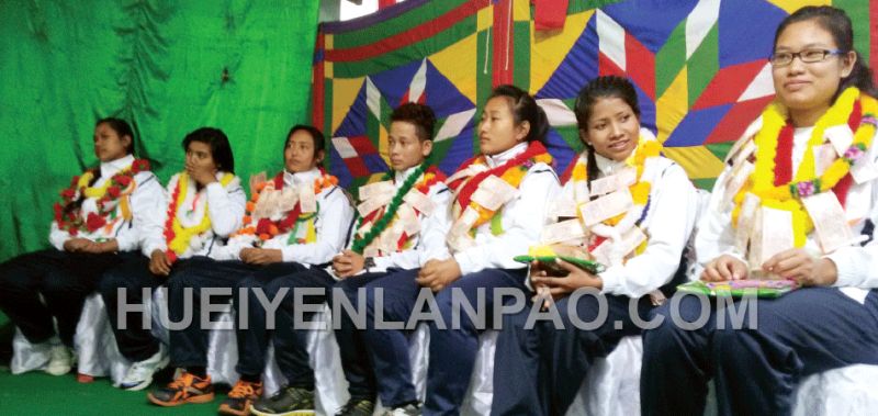 Medal winners felicitated in Yairipok