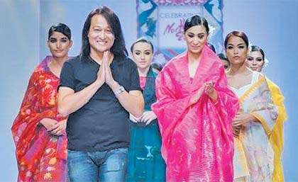 Designer Robert Naorem represents State at Celebrating the North East show