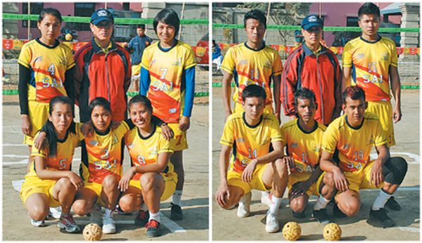 State Level Sepak Takraw Championship SAI-RC (A) clinch men's, women's titles