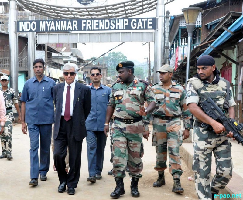 Governor of Manipur KK Paul visited Moreh, Indo-Myanmar border town :: 2 May 2015
