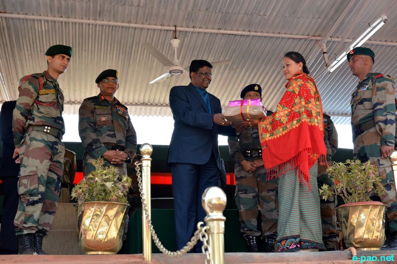 V Shanmuganathan, Governor of Manipur at Leimakhong for Ex Servicemen Celebration ::  17th December 2015