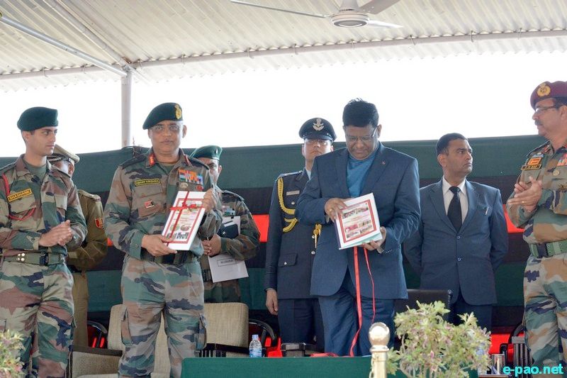 V Shanmuganathan, Governor of Manipur at Leimakhong for Ex Servicemen Celebration ::  17th December 2015