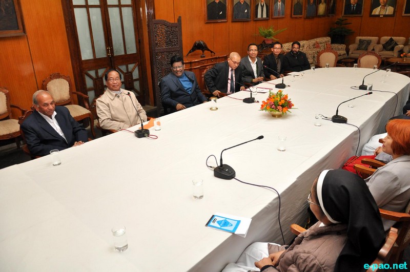 V Shanmuganathan, Governor, interaction with Archbishops, Pastors of Christian Institution ::  16th December 2015