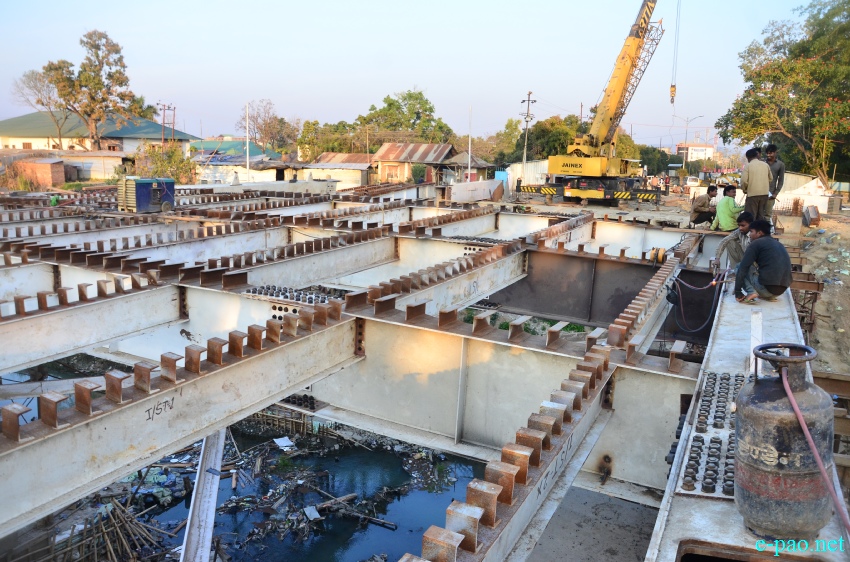 Sanjenthong Bridge still undergoing construction as on February 07 2015