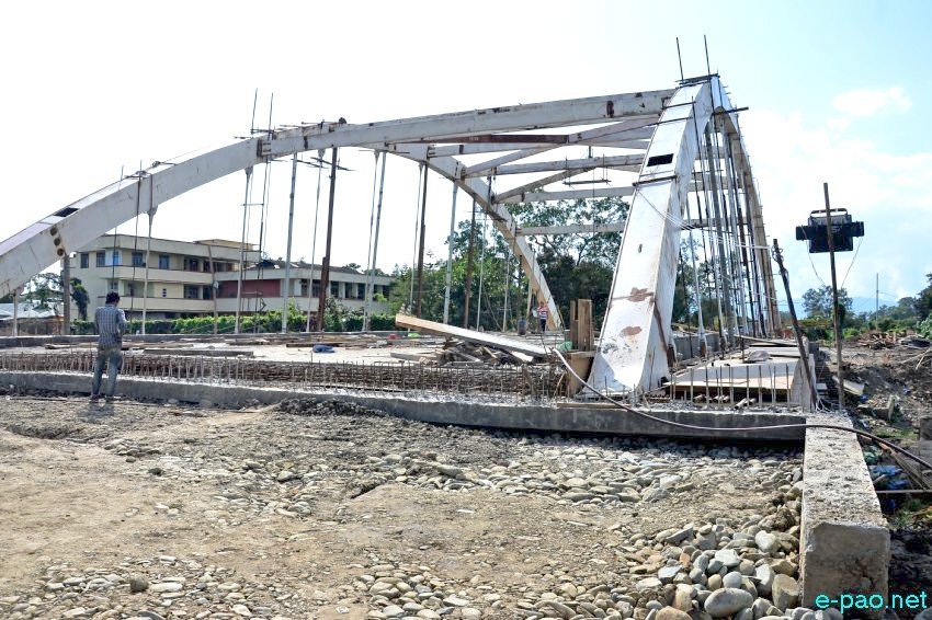 Sanjenthong Bridge still undergoing construction as on 15 October 2015