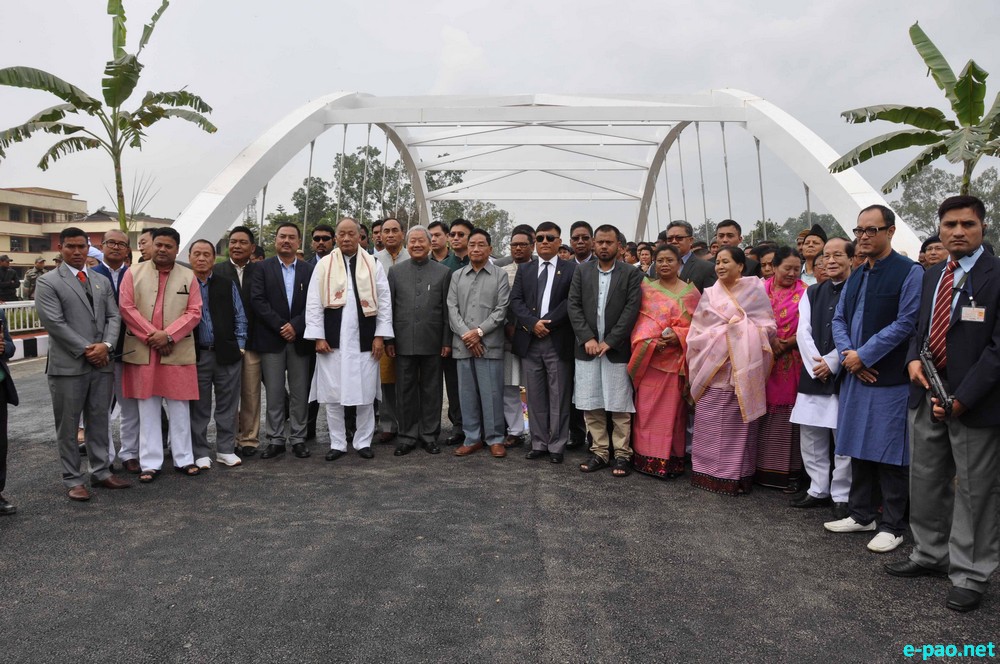 Sanjenthong Bridge inaugurated by the Chief Minister of Manipur , O Ibobi :: November 18 2015