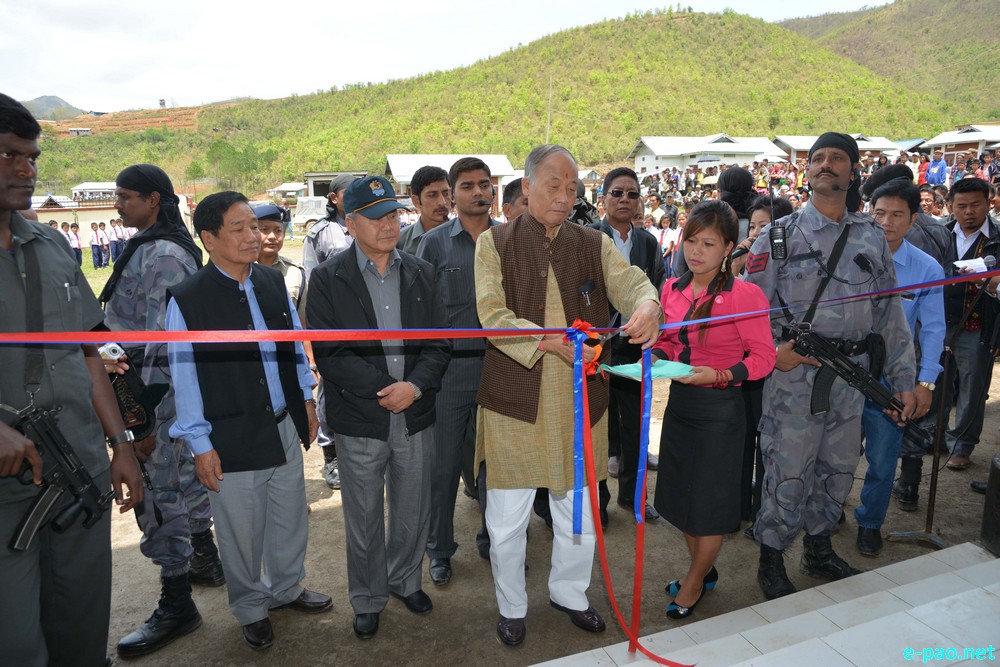 Inauguration of 4 sub-divisional offices, two TD Blocks in Churachandpur District :: 24 April 2015