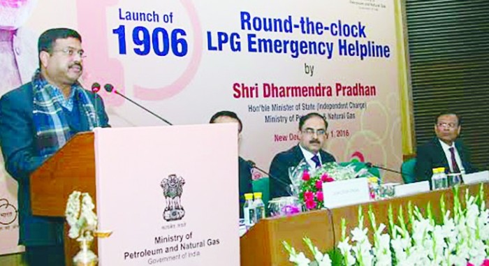 Petroleum Minister launches '1906' LPG helpline