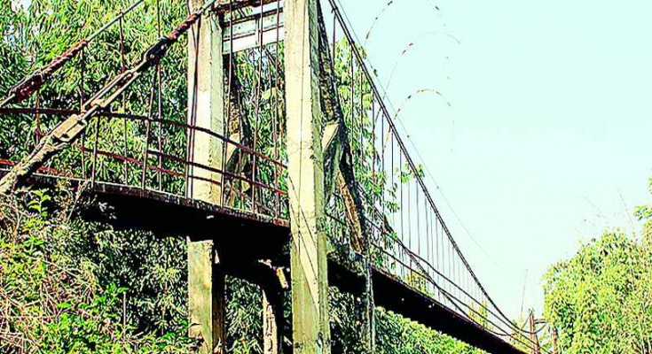 Saikul-Makokching suspension bridge posing threats to locals