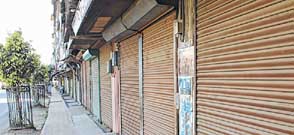 Paona bazar, Thangal bazar shut in protest