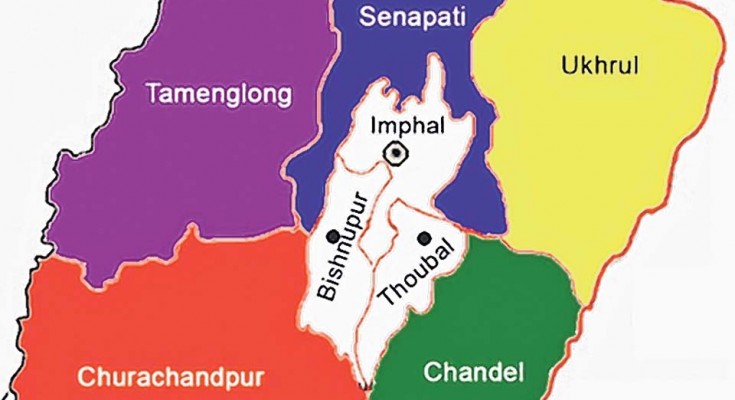 District Map of Manipur