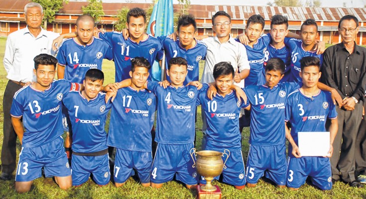 MU Inter College Football Tournament MB College stun DMC Science, lift title