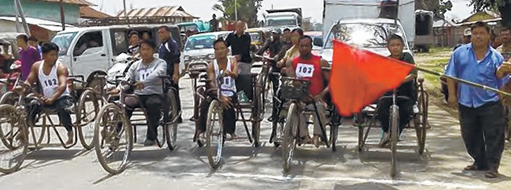 State Level Tri Cycle Race held