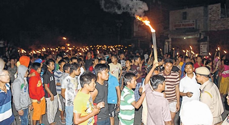 Torch rallies held, mass protest lined up