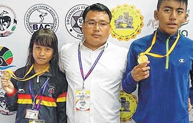 33rd Sub-Jr & Jr National Aquatic Championship Hiren, Yaiphabi open gold account for Manipur