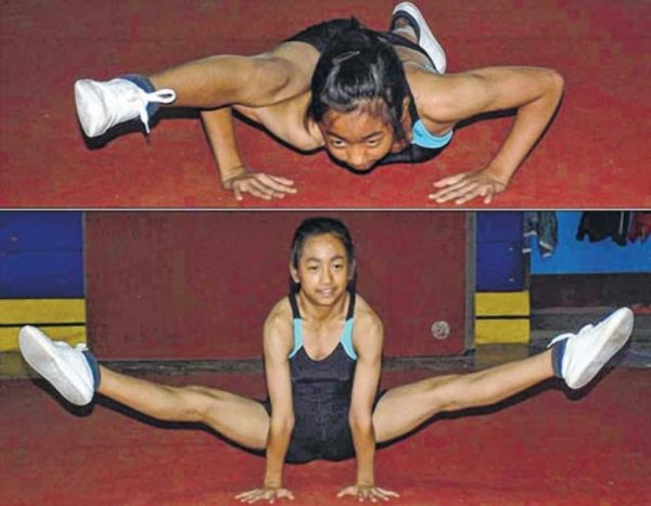 Ariha Pangabam - Manipur young gymnast 