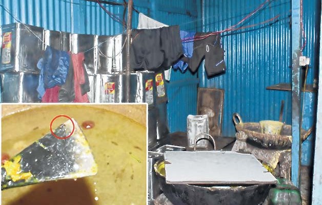 Flies in frying pan and clothes over kilns define the hotel's standard
