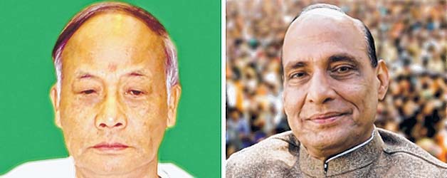 Chief Minister O Ibobi would hold a meeting with Union Home Minister Rajnath Singh
