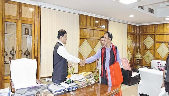 Former TNL president meets Assam CM