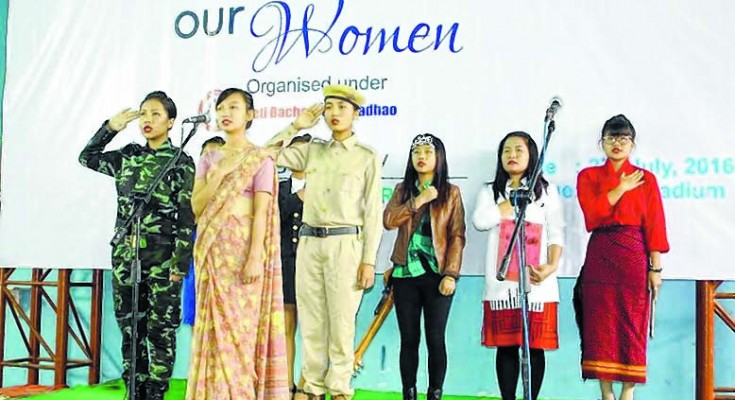 a mega event on empowering women at the Indoor Stadium, Senapati