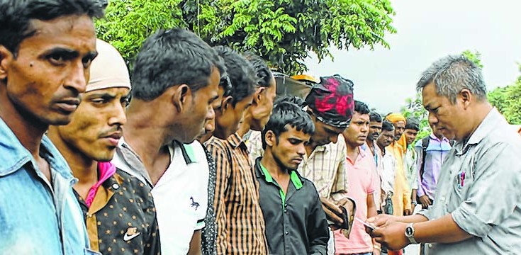 45 more handed over to police Bangladeshi among non-locals pulled up