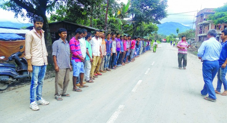70 non-local labourers handed over to police