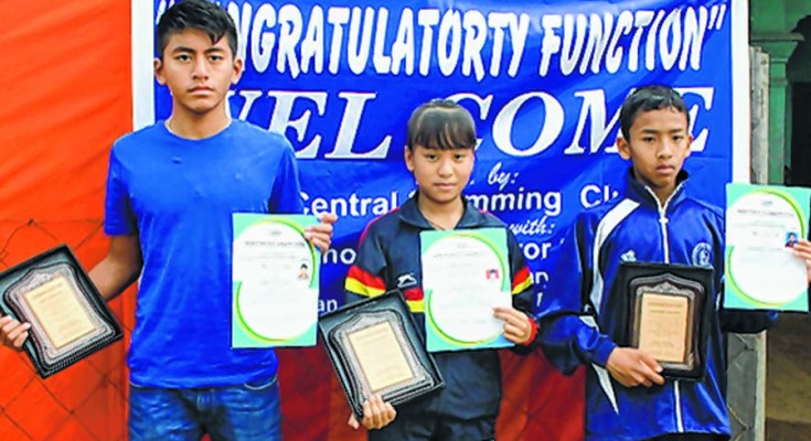 CSC felicitates State swimmers