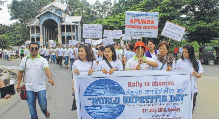 Rally marks World Hepatitis Day