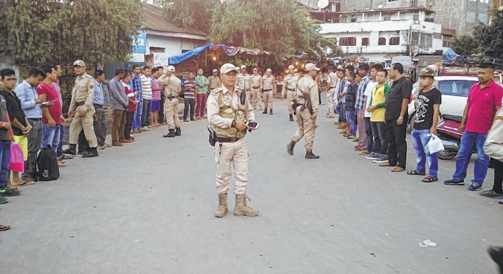 Search Operation conducted at Thangal bazar